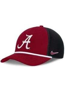 Nike Alabama Crimson Tide NIKE RISE PRIMETIME 5P STRUCTURED TRUCKER CAP Adjustable Hat - Cardinal