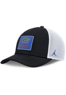 Nike Florida Gators JORDAN BRAND RISE GAMEDAY 5 PANEL STRUCTURED TRUCKER CAP Adjustable Hat - Blac..