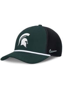 Nike Michigan State Spartans NIKE RISE PRIMETIME 5P STRUCTURED TRUCKER CAP Adjustable Hat - Green