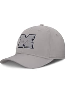 Nike Michigan Wolverines Mens Grey Rise Structured Flex Hat