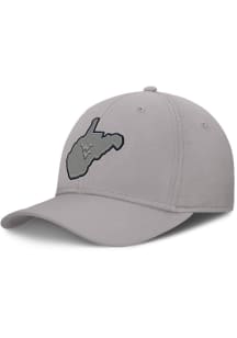 Nike West Virginia Mountaineers Mens Grey Rise Structured Flex Hat