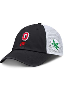Nike Ohio State Buckeyes NIKE CLUB LEGACY UNSTRUCTURED TRUCKER CAP Adjustable Hat - Black