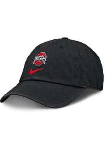 Nike Ohio State Buckeyes NIKE CLUB PRIMETIME UNSTRUCTURED ADJUSTABLE CAP Adjustable Hat - Black