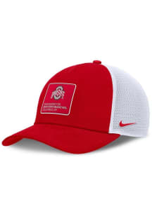 Nike Ohio State Buckeyes NIKE RISE GAMEDAY 5 PANEL STRUCTURED TRUCKER CAP Adjustable Hat - Red