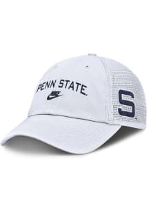 Nike Penn State Nittany Lions NIKE CLUB LEGACY UNSTRUCTURED TRUCKER CAP Adjustable Hat - White