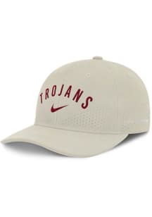 Nike USC Trojans Rise Performance Structured Adjustable Hat - Natural