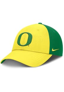 Nike Oregon Ducks NIKE CLUB LOCAL STRUCTURED ADJUSTABLE CAP Adjustable Hat - Yellow