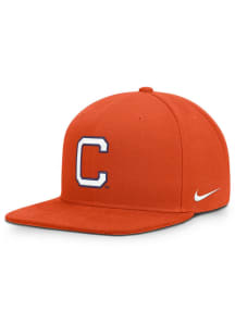 Nike Clemson Tigers Orange Dri Fit Pro Structured Square Bill Mens Snapback Hat