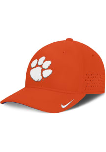 Nike Clemson Tigers Mens Orange NIKE DRI-FIT CLUB GAMEDAY STR AEROBILL SWOOSHFLEX CAP Flex Hat
