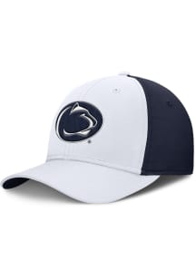 Nike Penn State Nittany Lions Mens White NIKE RISE LOCAL SWOOSHFLEX CAP Flex Hat