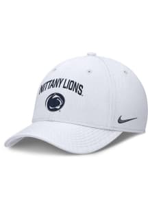 Nike Penn State Nittany Lions Mens White NIKE DRI-FIT RISE GAMEDAY STRUCTURED SWOOSHFLEX CAP Flex..