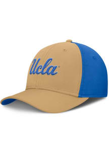 Nike UCLA Bruins Mens Gold JORDAN BRAND RISE LOCAL SWOOSHFLEX CAP Flex Hat