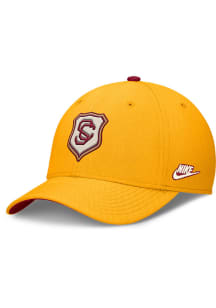 Nike USC Trojans Mens Gold NIKE DRI-FIT RISE LEGACY STRUCTURED SWOOSHFLEX CAP Flex Hat