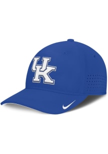 Nike Kentucky Wildcats Mens Blue NIKE DRI-FIT CLUB GAMEDAY STR AEROBILL SWOOSHFLEX CAP Flex Hat