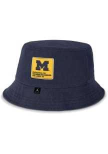 Nike Michigan Wolverines Blue JORDAN BRAND APEX GAMEDAY BUCKET CAP Mens Bucket Hat