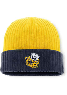 Nike Michigan Wolverines Blue NIKE PEAK LEGACY UTILITY BEANIE CAP Mens Knit Hat
