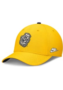 Nike Michigan Wolverines Mens Yellow NIKE DRI-FIT RISE LEGACY STRUCTURED SWOOSHFLEX CAP Flex Hat