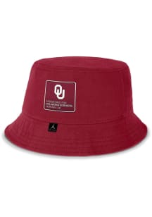 Nike Oklahoma Sooners Crimson JORDAN BRAND APEX GAMEDAY BUCKET CAP Mens Bucket Hat