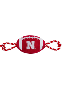 Nebraska Cornhuskers Nylon Football Pet Toy