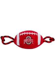 Ohio State Buckeyes Nylon Football Pet Toy
