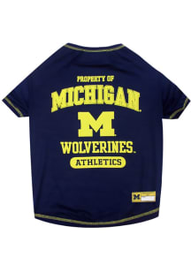 Michigan Wolverines Team Logo Pet T-Shirt