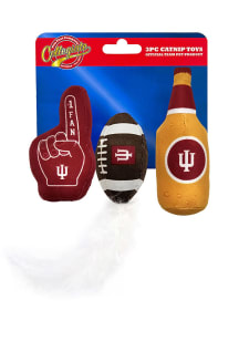 Indiana Hoosiers 3pc Cat Nip Pet Toy