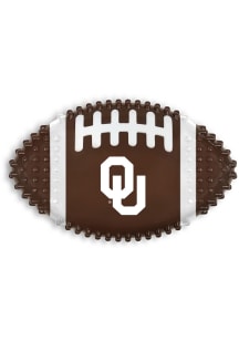 Oklahoma Sooners Hard Nylon Football Pet Toy