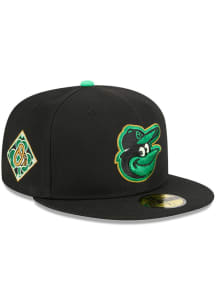 New Era Baltimore Orioles Mens Black 2026 St Patrick's Day 59FIFTY Fitted Hat