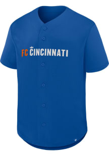 FC Cincinnati Mens Blue Team First Baseball Jersey