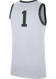 Nike Michigan State Spartans White Replica Retro Jersey