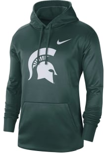 Nike Michigan State Spartans Mens Green Therma Style Hood