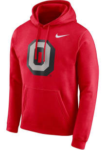 Nike Ohio State Buckeyes Mens Red Vault Long Sleeve Hoodie