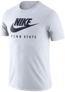Nike Penn State Nittany Lions White Futura Short Sleeve T Shirt