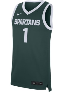 Nike Michigan State Spartans Green Replica Road Design Jersey