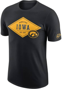 Nike Iowa Hawkeyes Black Legend Modern Short Sleeve T Shirt