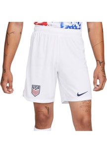 Nike USMNT Mens White Home Stadium Shorts
