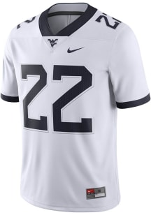 Nike West Virginia Mountaineers White Game Away Football Jersey