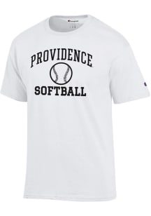 Champion Providence Friars White Softball Jersey Short Sleeve T Shirt