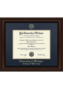 Michigan Wolverines Embossed Lenox College of Pharmacy Diploma Frame - Navy Blue