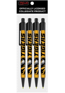 Missouri Tigers 4 Pack Pen - Gold