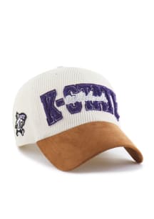 47 K-State Wildcats Hail Mary Clean Up Adjustable Hat - Natural