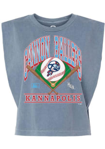 Summit Sportswear Kannapolis Cannon Ballers Womens Navy Blue Homefield Tank Top