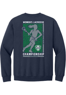 Summit Sportswear MAC Mens Navy Blue Lacrosse Championship 2026 Long Sleeve Crew Sweatshirt