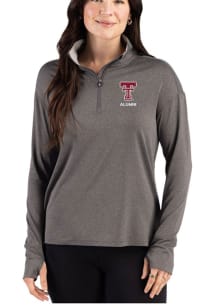 Cutter and Buck Texas Tech Red Raiders Womens Black Forge Eco Qtr Zip