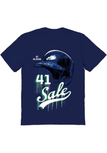 Chris Sale  Vive La Fete Florida Gulf Coast Eagles Youth Navy Blue Drip Short Sleeve T-Shirt