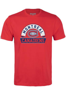 Levelwear Montreal Canadiens Youth Red Richmond Jr Banner Arch Short Sleeve T-Shirt