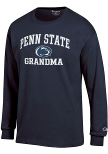 Champion Penn State Nittany Lions Navy Blue Grandma Jersey Long Sleeve T Shirt