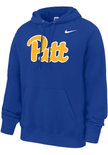 Nike Pitt Panthers Mens Blue Club Fleece Hail to Pitt Long Sleeve Hoodie