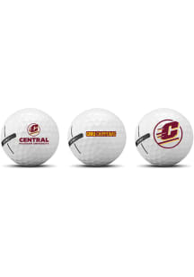Central Michigan Chippewas 3 Pack Golf Balls