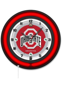 Ohio State Buckeyes 19in Neon Wall Clock
